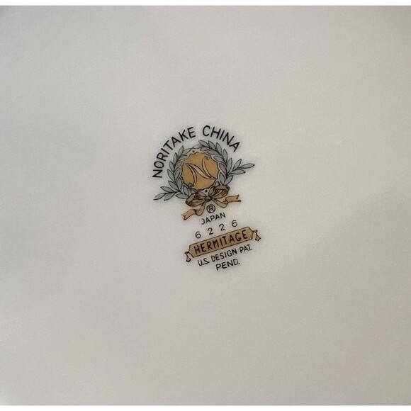 Noritake Hermitage 6226 Teapot Green Birds Vtg Japan - Picture 7 of 10